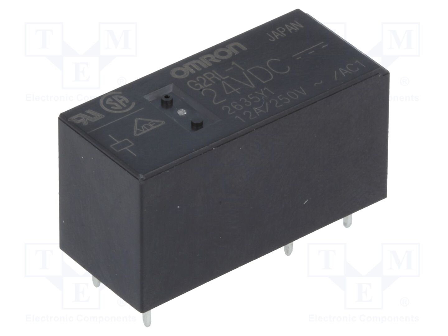 OMRON Electronic Components G2RL-1-24DC Sähkömagneettinen rele 24VDC