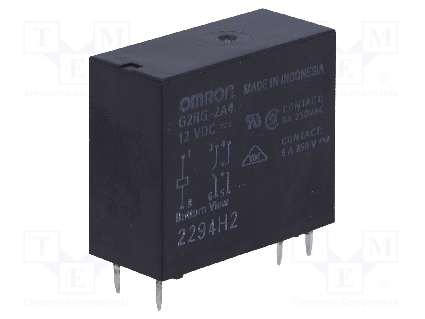 OMRON Electronic Components G2RG-2A4-12DC Sähkömagneettinen rele 12VDC