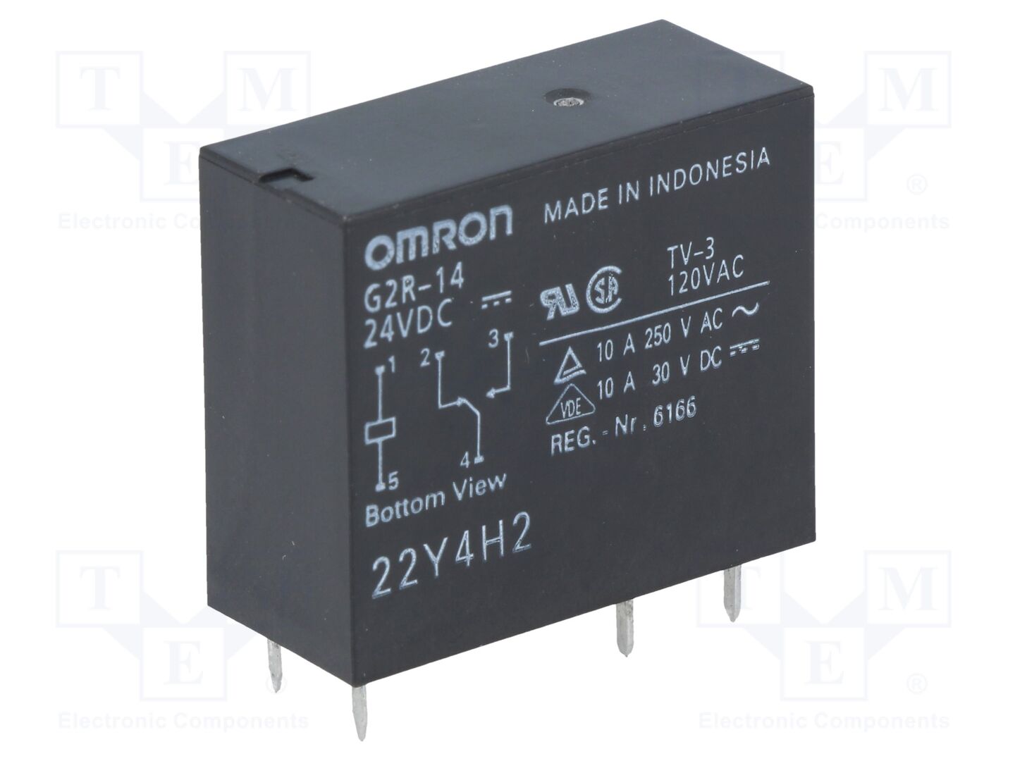 OMRON Electronic Components G2R-14-24DC Sähkömagneettinen rele 24VDC