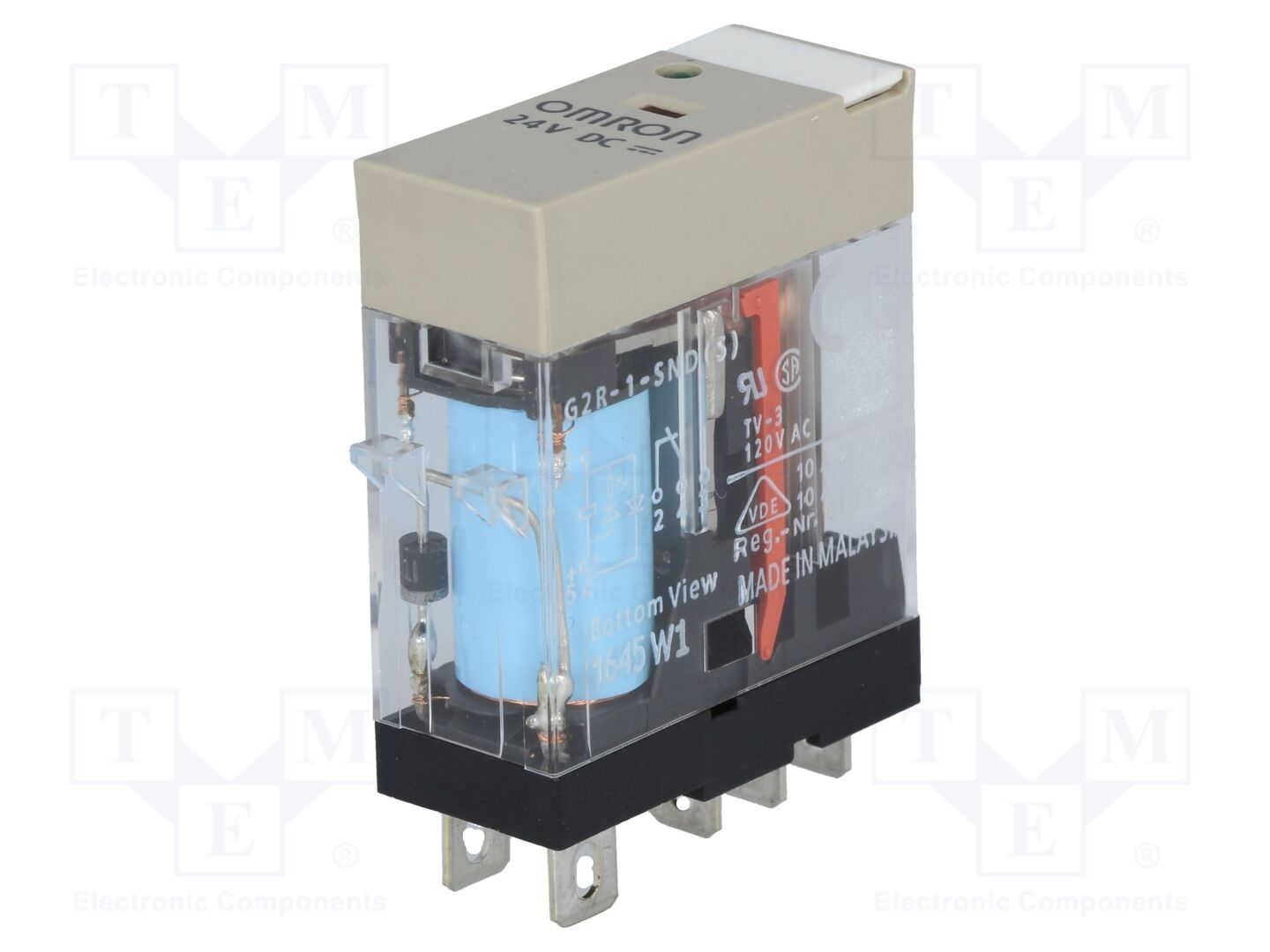OMRON G2R-1-SND-24DC Sähkömagneettinen rele 24VDC