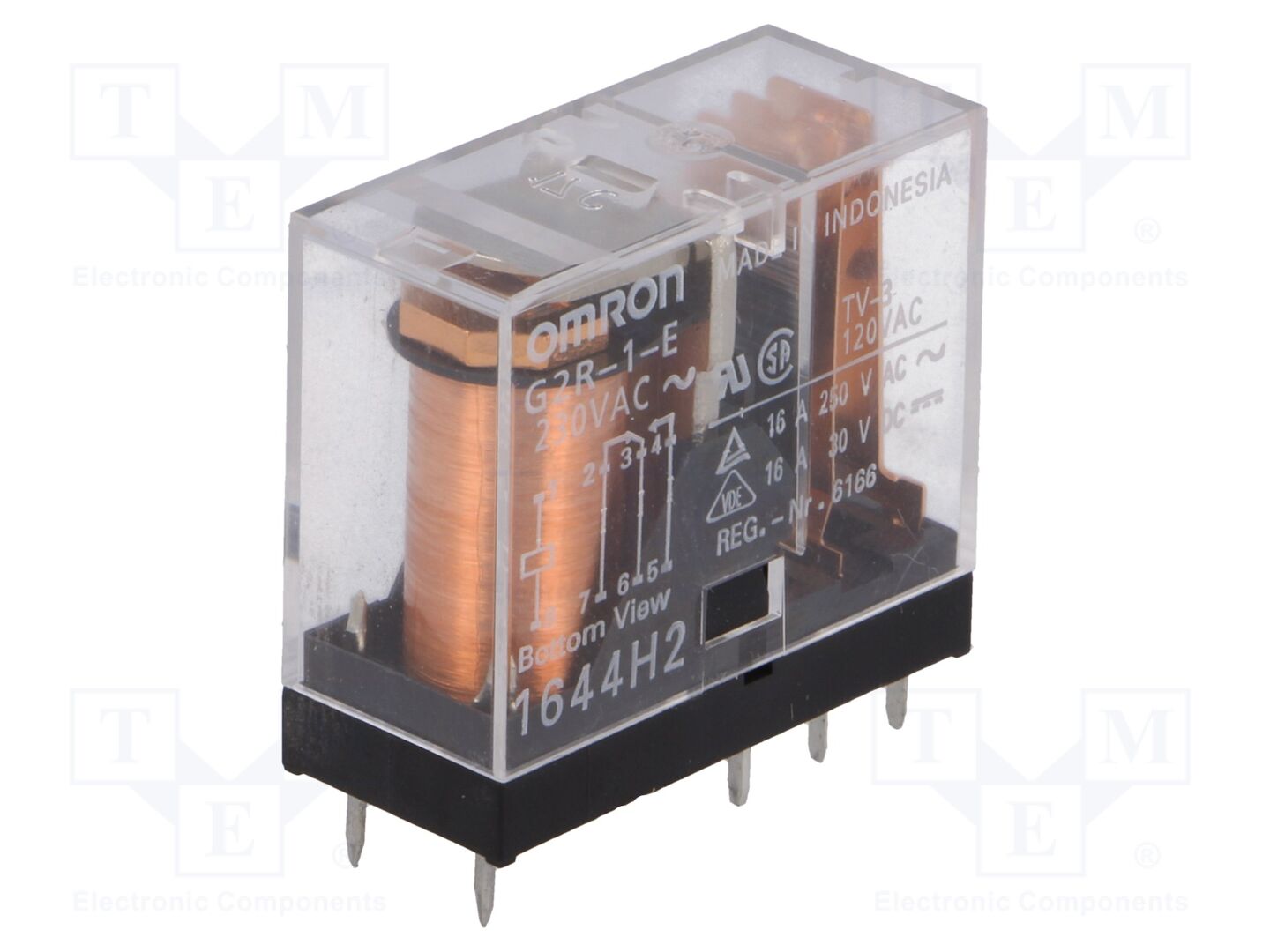 OMRON Electronic Components G2R-1-E-230AC Sähkömagneettinen rele 230VAC