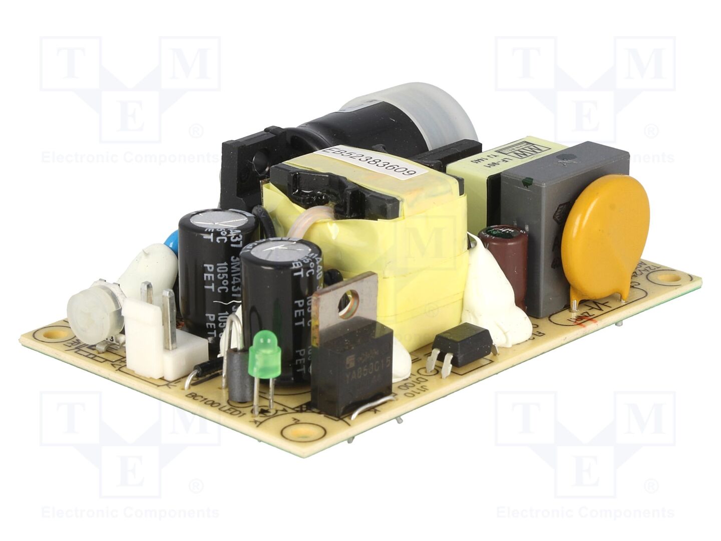 MEAN WELL EPS-35-24 Avoimen kehyksen kytkinlähde 36W 24VDC