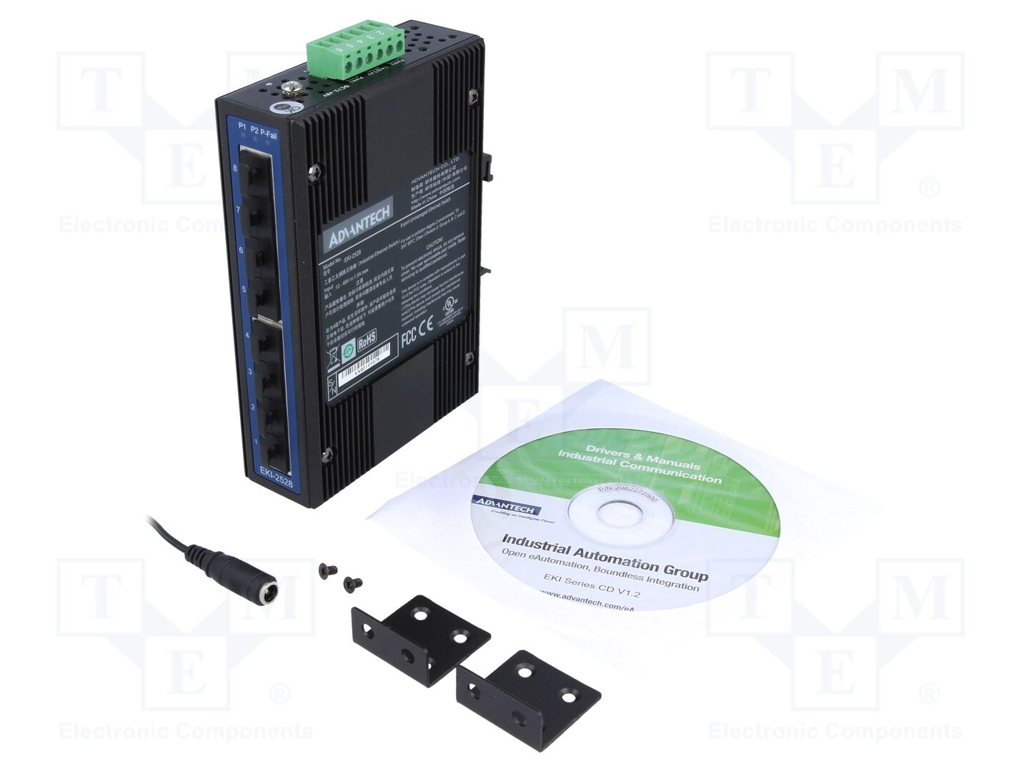 ADVANTECH EKI-2528-AE Ethernet-kytkin 12-48VDC
