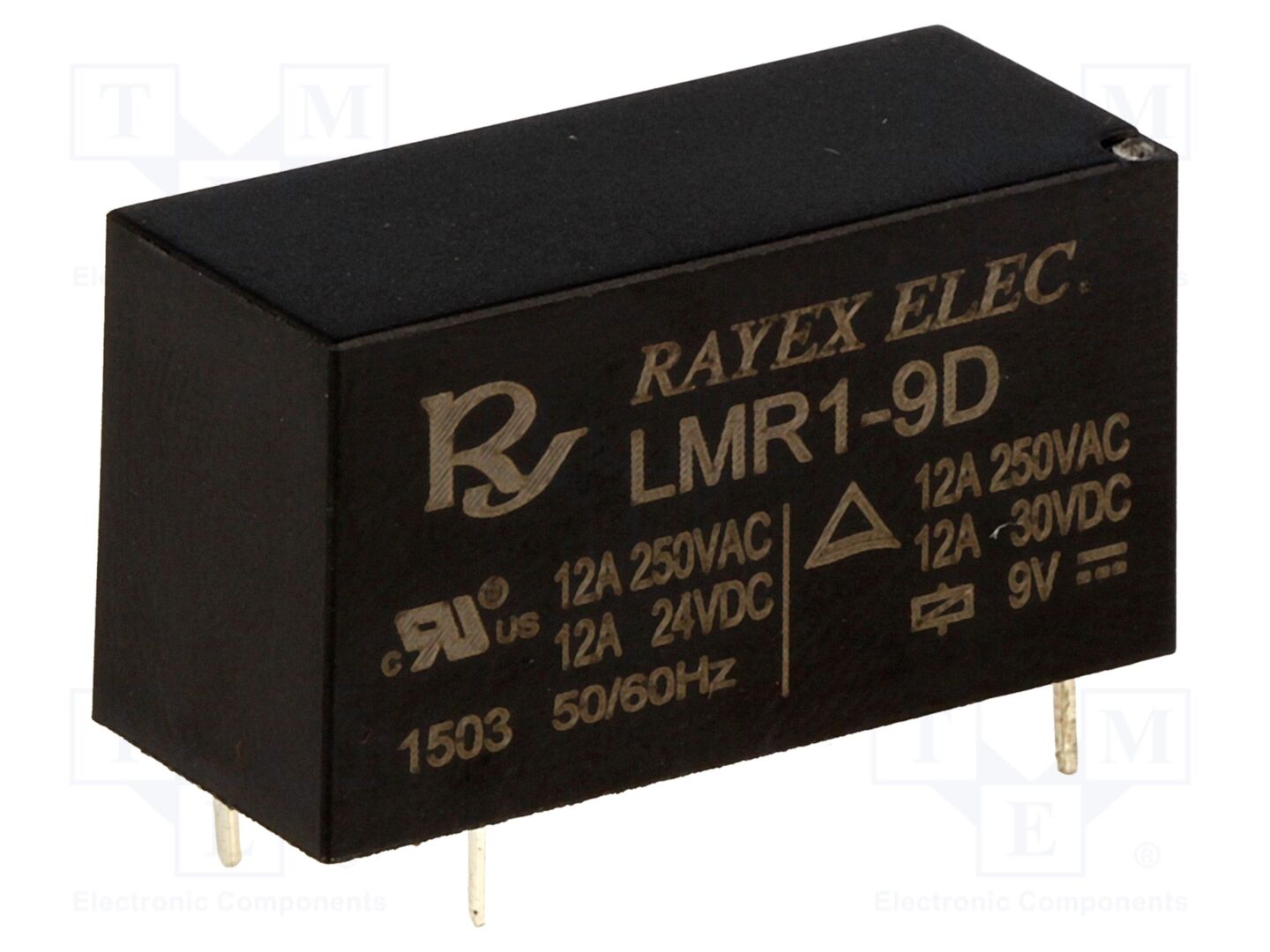 Recoy/RAYEX ELECTRONICS LMR1-9D Sähkömagneettinen rele 9VDC (50 kpl erä)