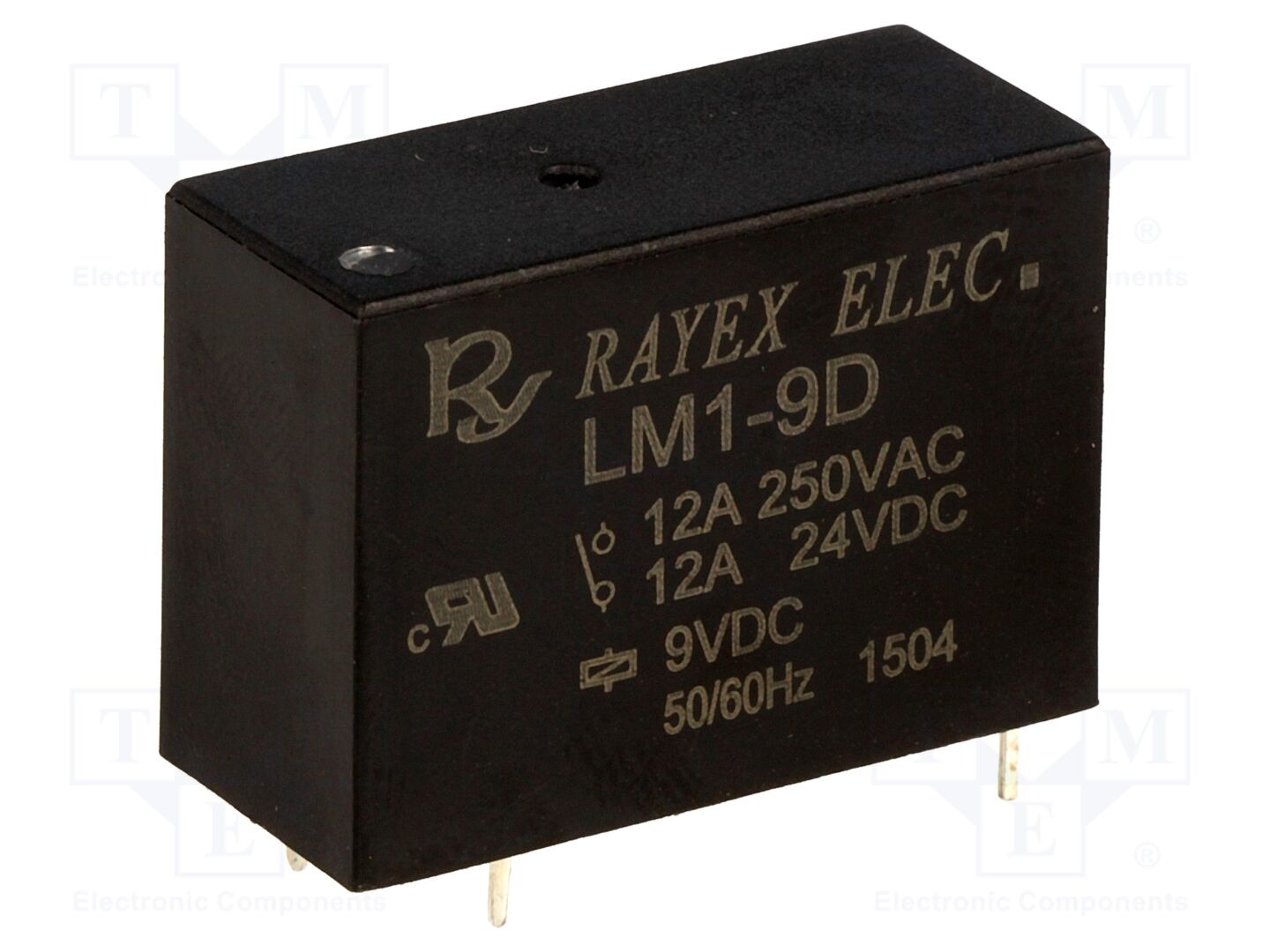 Recoy/RAYEX ELECTRONICS LM1-9D Elektromagneettinen rele 9VDC (50 kpl erä)