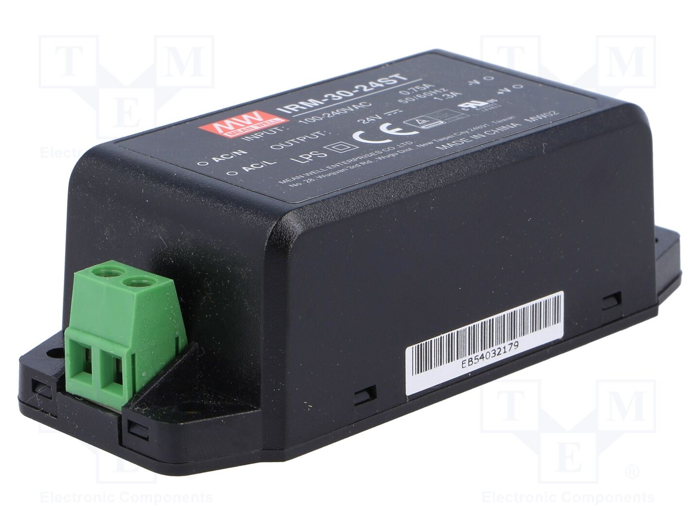 MEAN WELL IRM-30-24ST Sisäänrakennettu kytkentävirtalähde 31,2W 24VDC