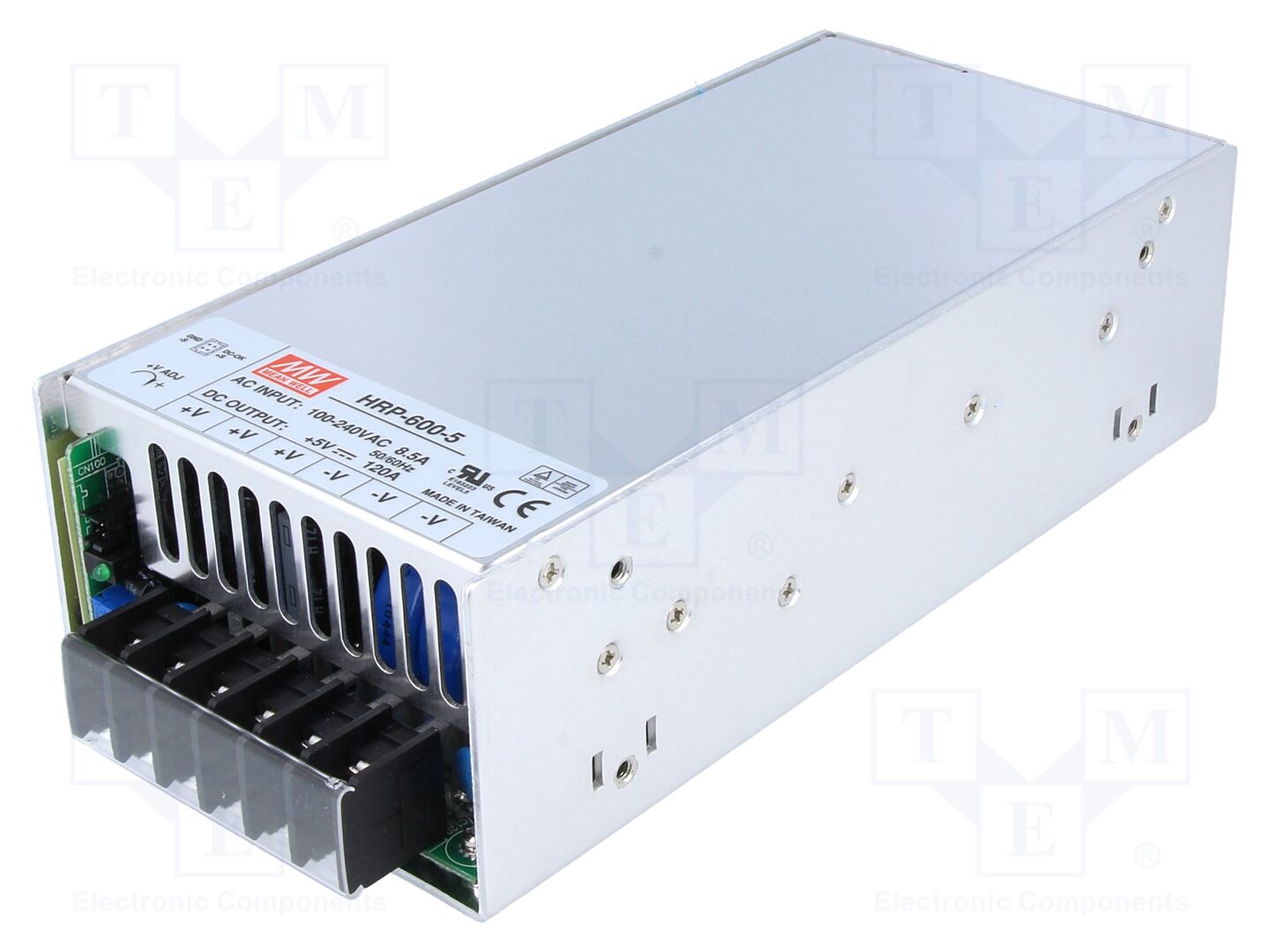 MEAN WELL HRP-600-5 Sisäänrakennettu kytkentävirtalähde 600W 5VDC