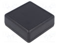 HAMMOND 1593JBK Kotelo paneelilla 66x66x27.5mm