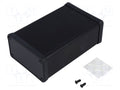 HAMMOND HM-1455K1202BK Kotelo paneelilla 78x120x43mm