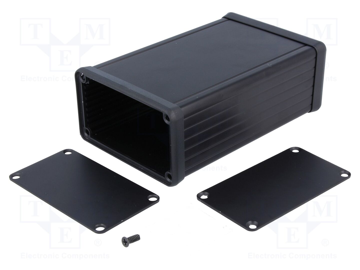 HAMMOND 1455K1201BK Kotelo paneelilla 78x120x43mm