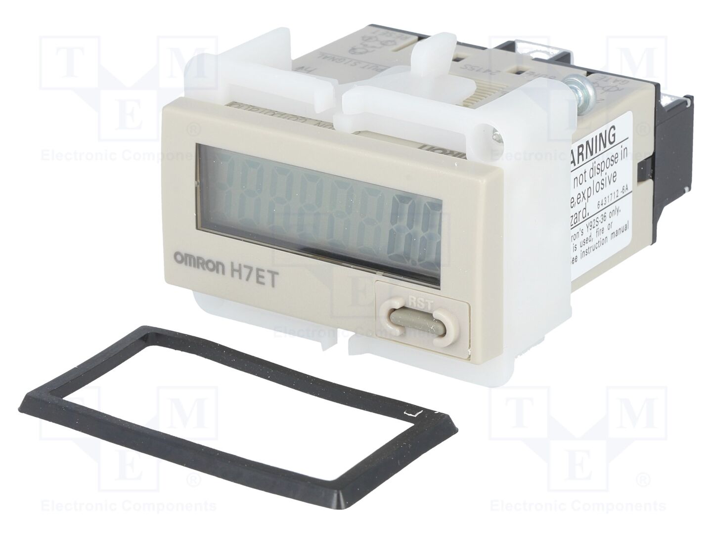 OMRON H7ET-NFV Tuntilaskuri LCD