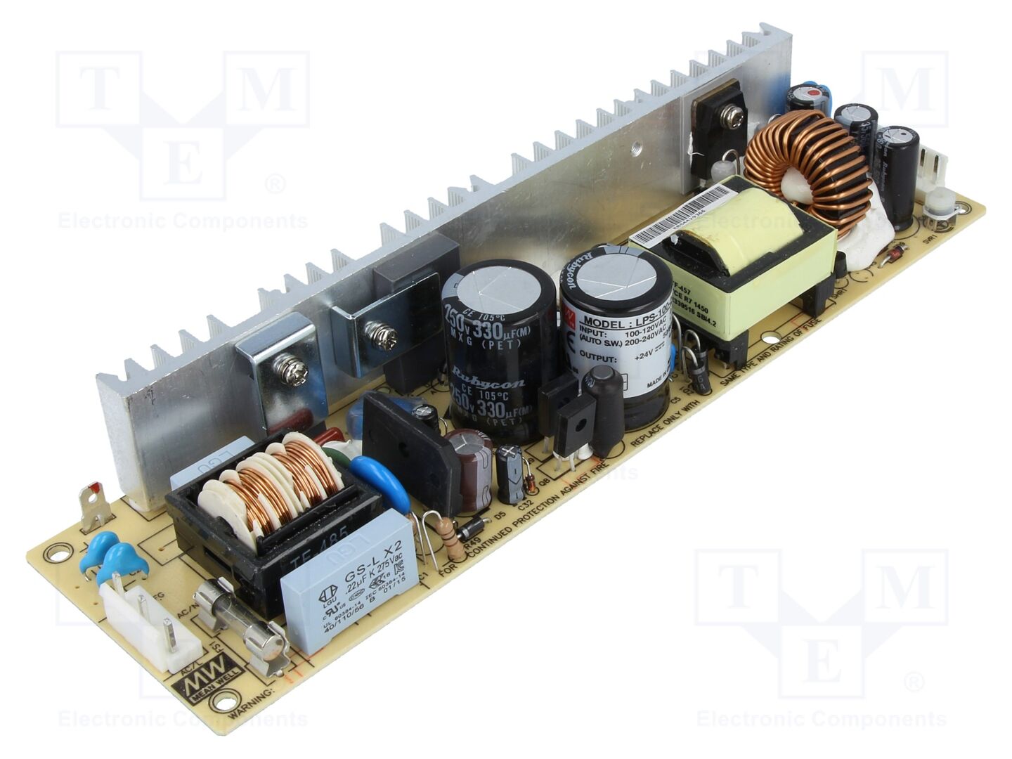 MEAN WELL LPS-100-24 Avoin kytkinlähde 100,8W 24VDC