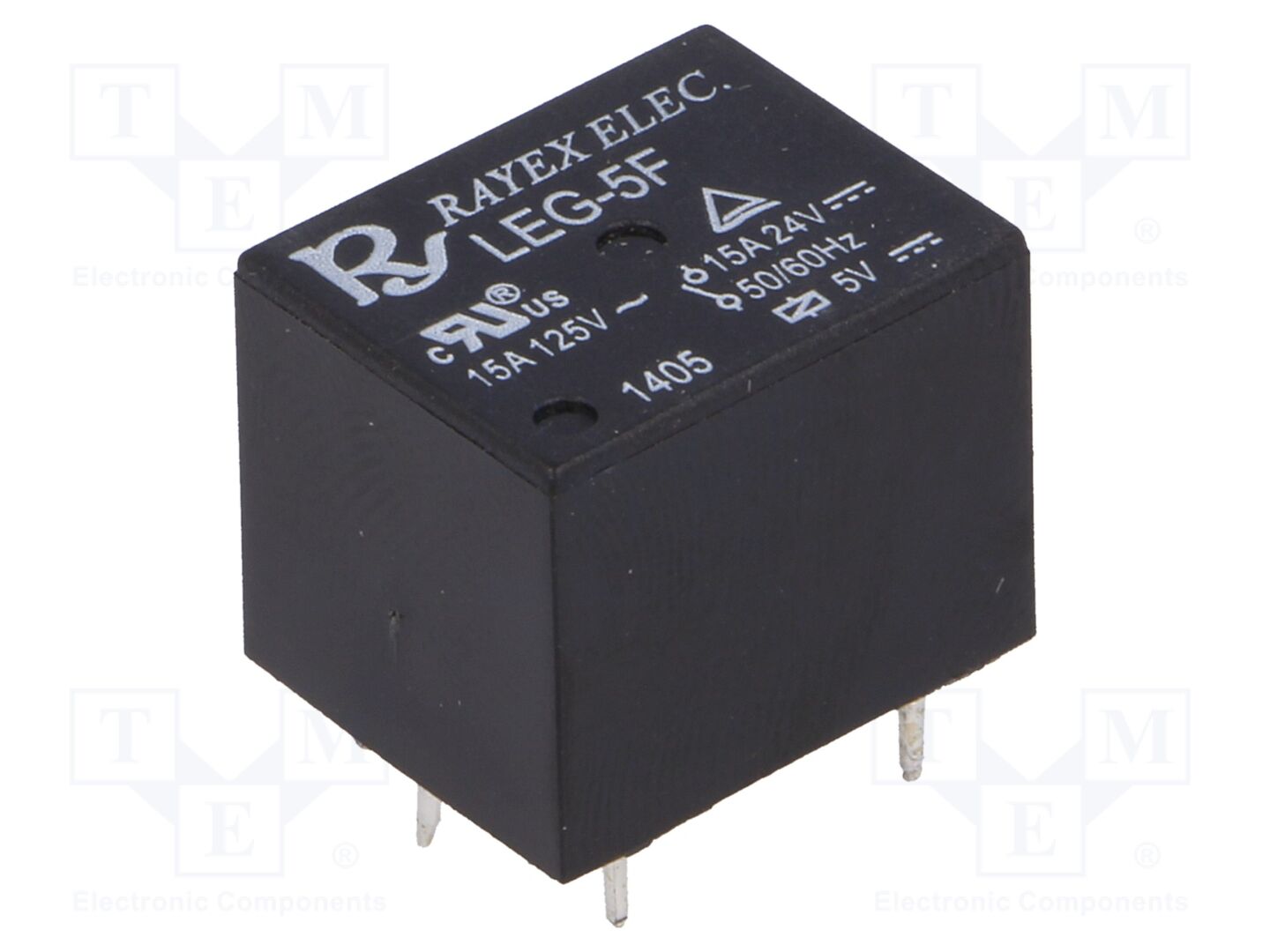 Recoy/RAYEX ELECTRONICS LEG-5F Sähkömagneettinen rele 5VDC (50 kpl erä)