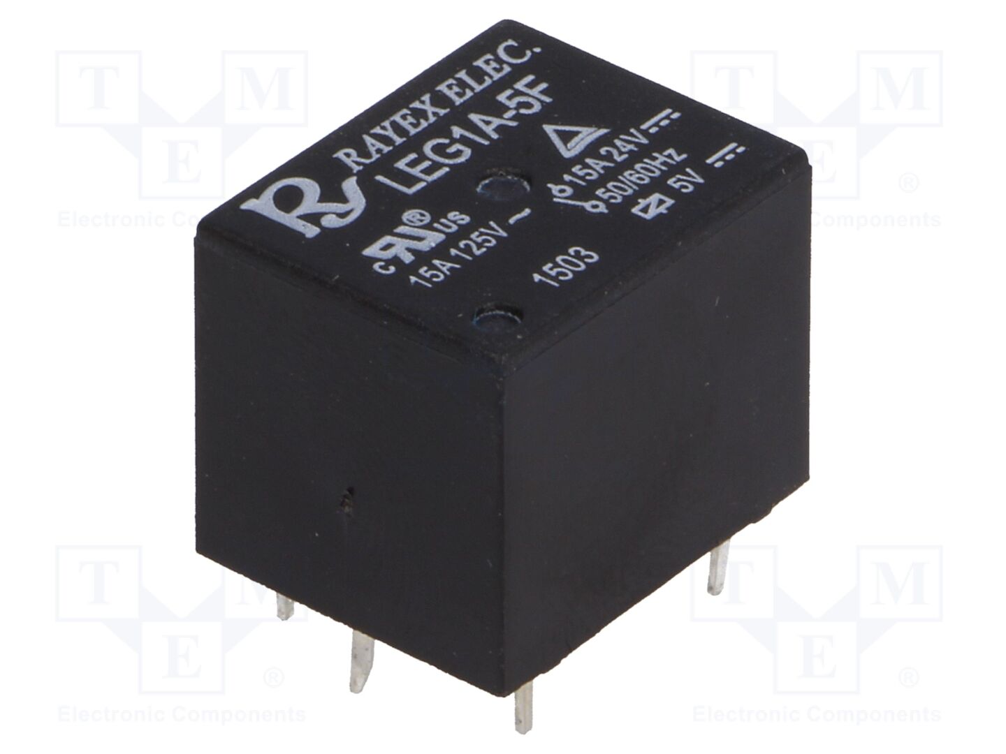Recoy/RAYEX ELECTRONICS LEG-1A-5F Sähkömagneettinen rele 5VDC (50 kpl erä)