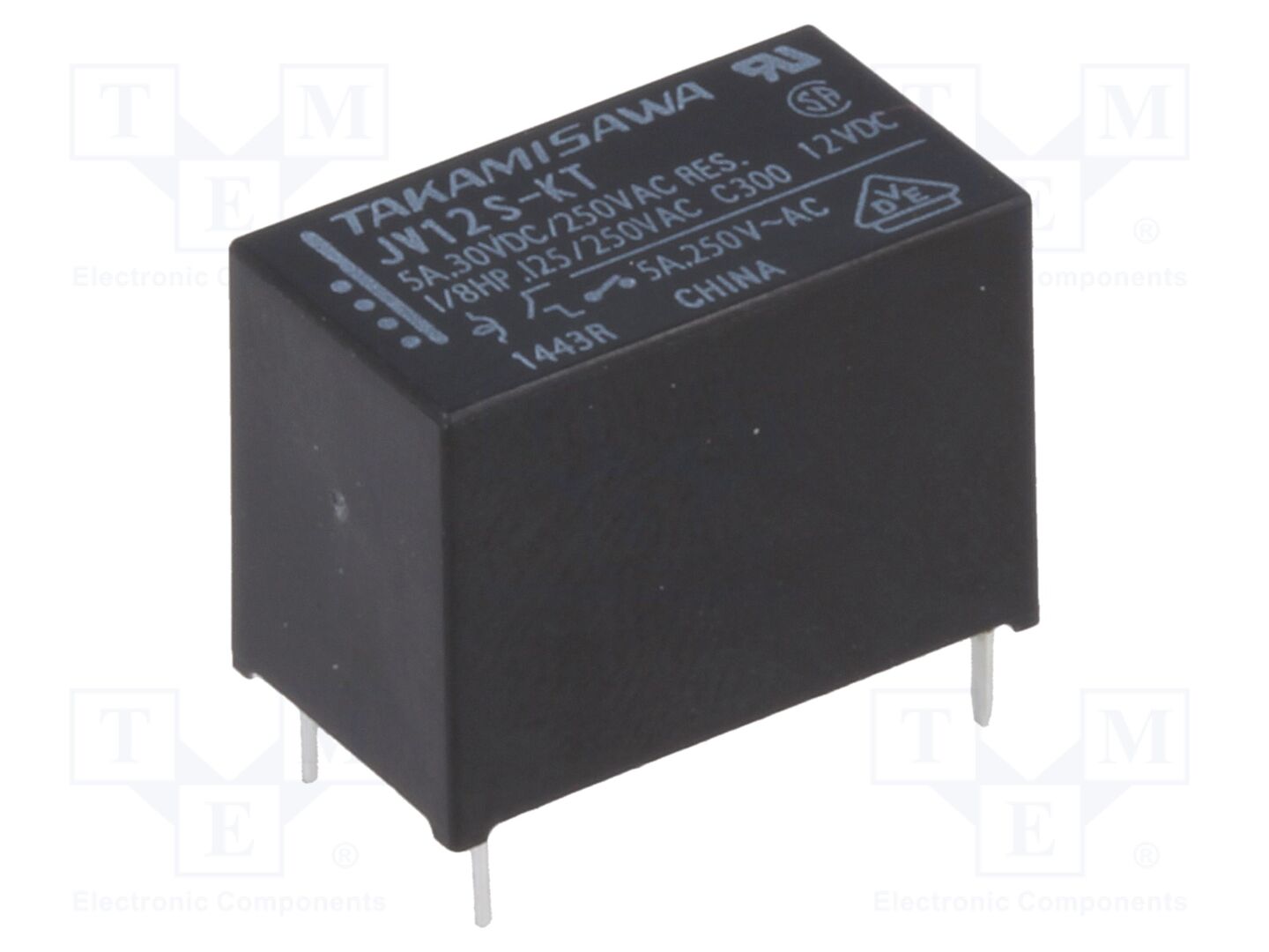 FCL Components JV-12S-KT Sähkömagneettinen rele 12VDC (50 kpl erä)