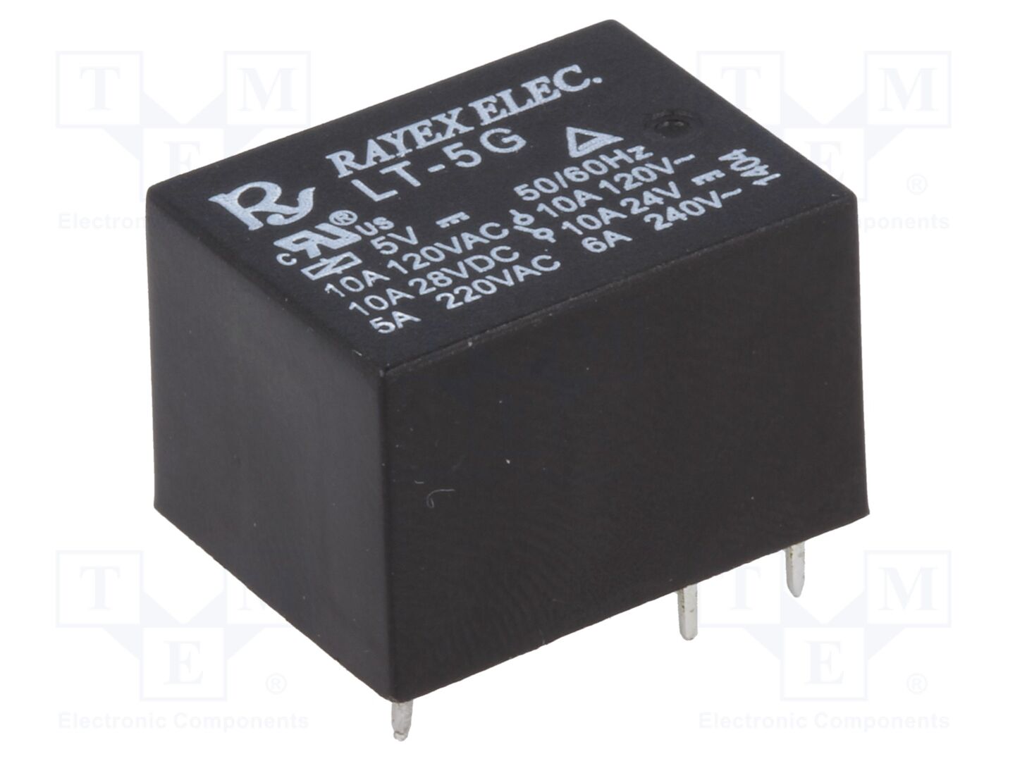 Recoy/RAYEX ELECTRONICS LT-05G Sähkömagneettinen rele 5VDC (50 kpl erä)