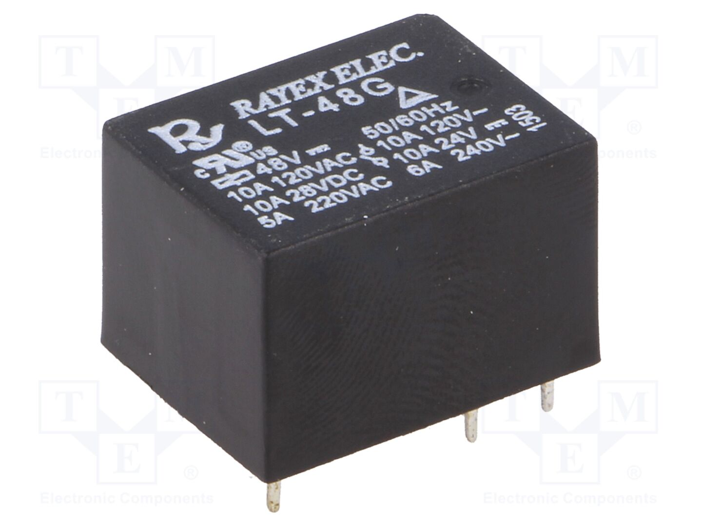 Recoy/RAYEX ELECTRONICS LT-48G Sähkömagneettinen rele 48VDC (50 kpl erä)