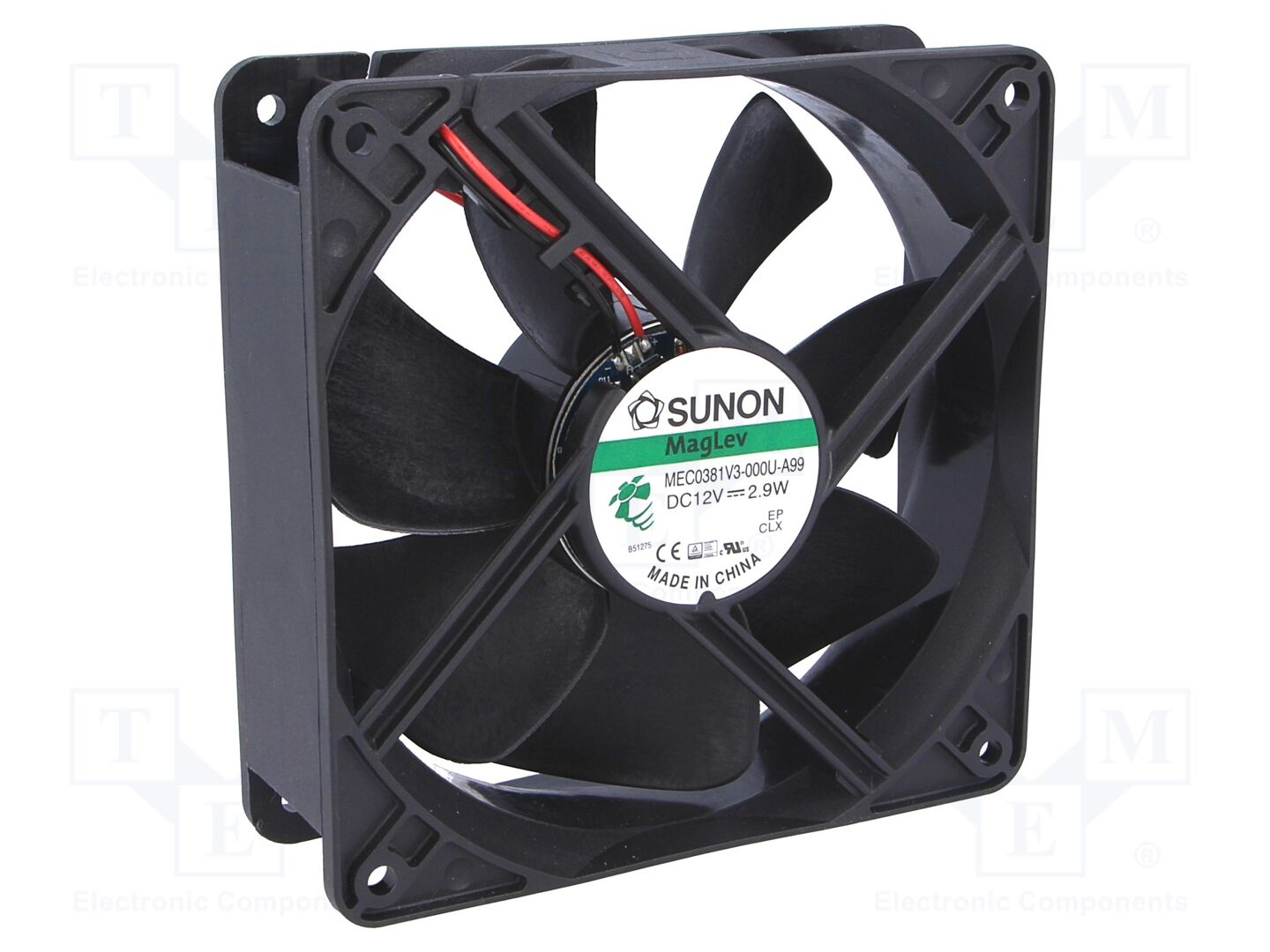 SUNON MEC0381V3-A99 Aksiaalipuhallin 12VDC