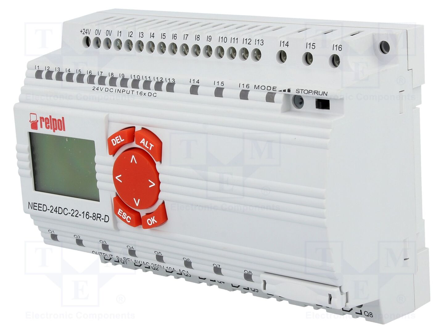 RELPOL NEED24DC22168RD Ohjelmoitava rele 250VAC/10A