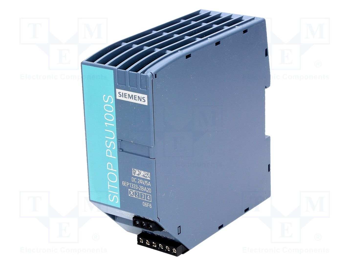 SIEMENS 6EP1333-2BA20 DIN-kiskoon asennettava kytkentävirtalähde 144W 24VDC 5A