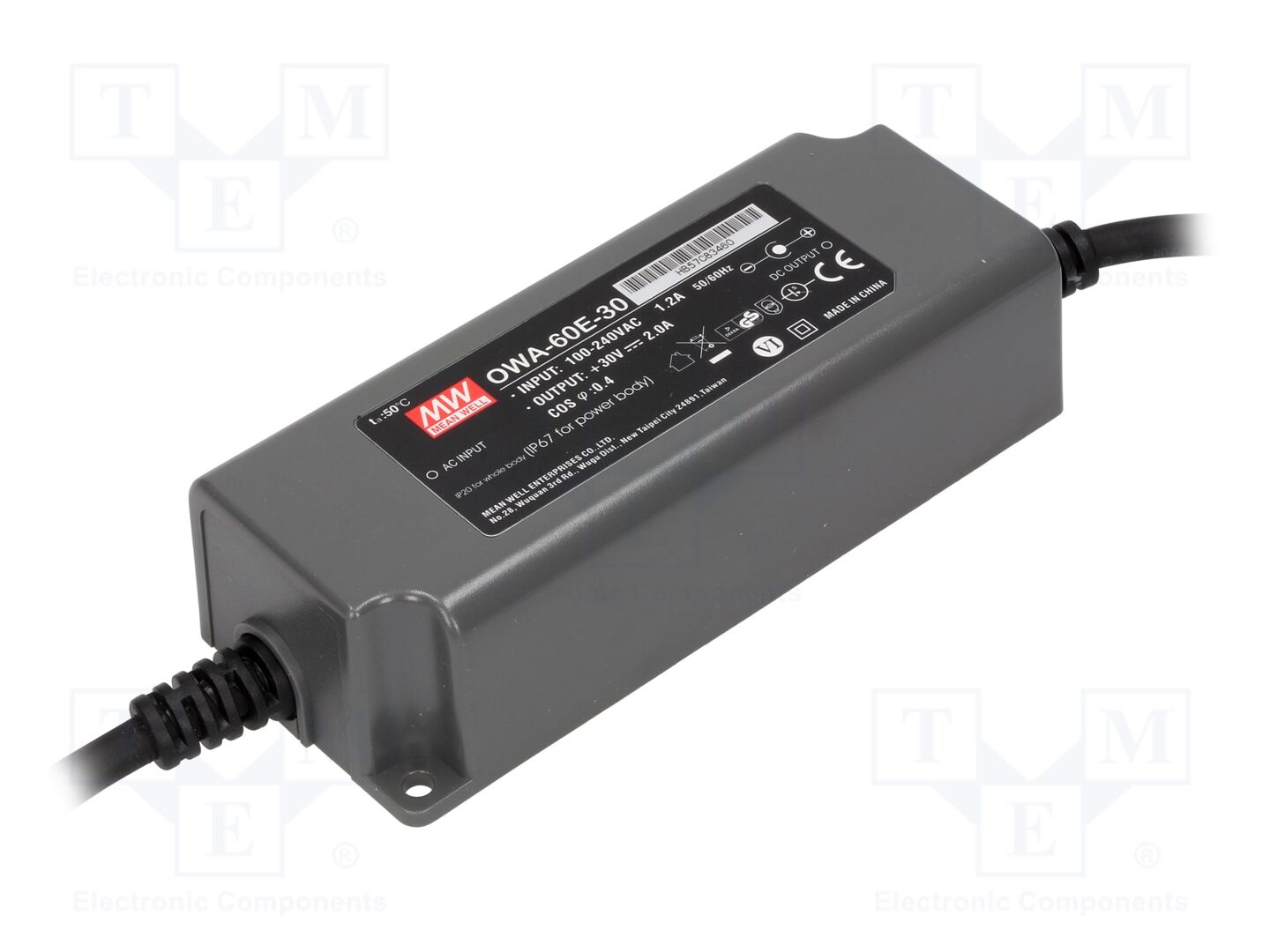 MEAN WELL OWA-60E-30 LED-verkkolaite 60W 30VDC 2A