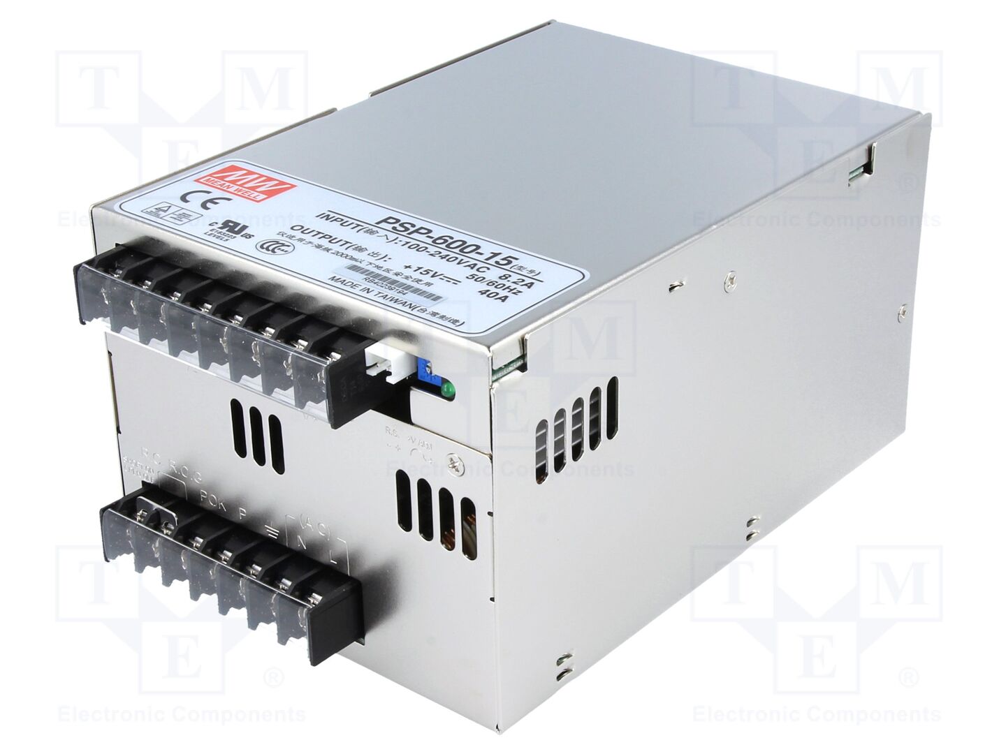 MEAN WELL PSP-600-15 Sisäänrakennettu kytkentävirtalähde 600W 15VDC