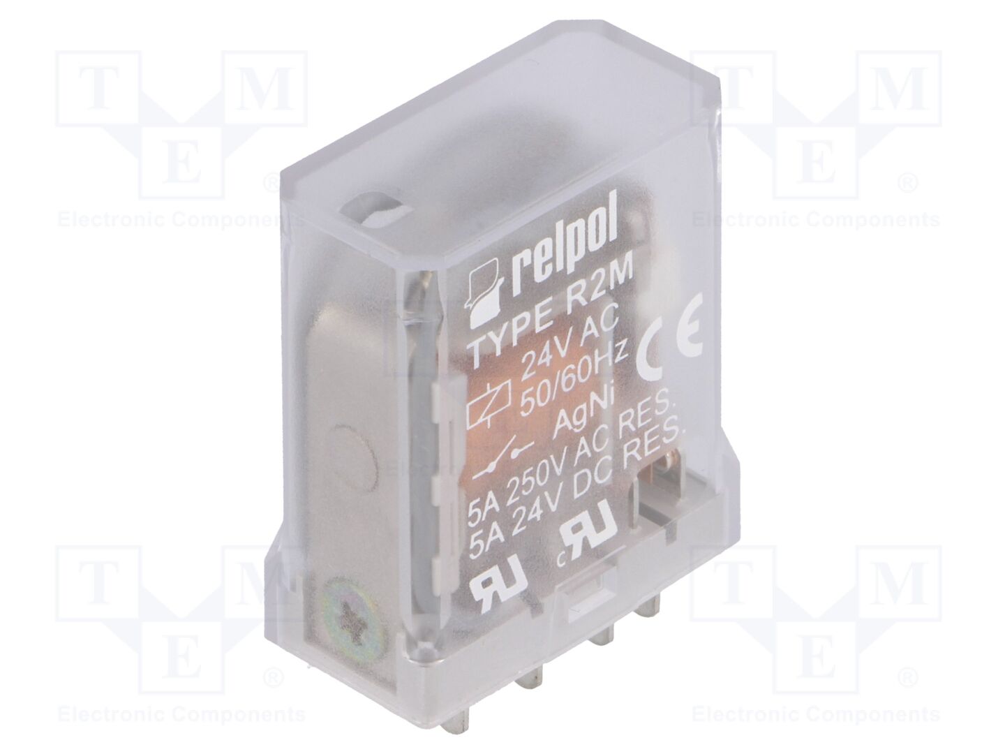 RELPOL R2M-24VAC Sähkömagneettinen rele 24VAC