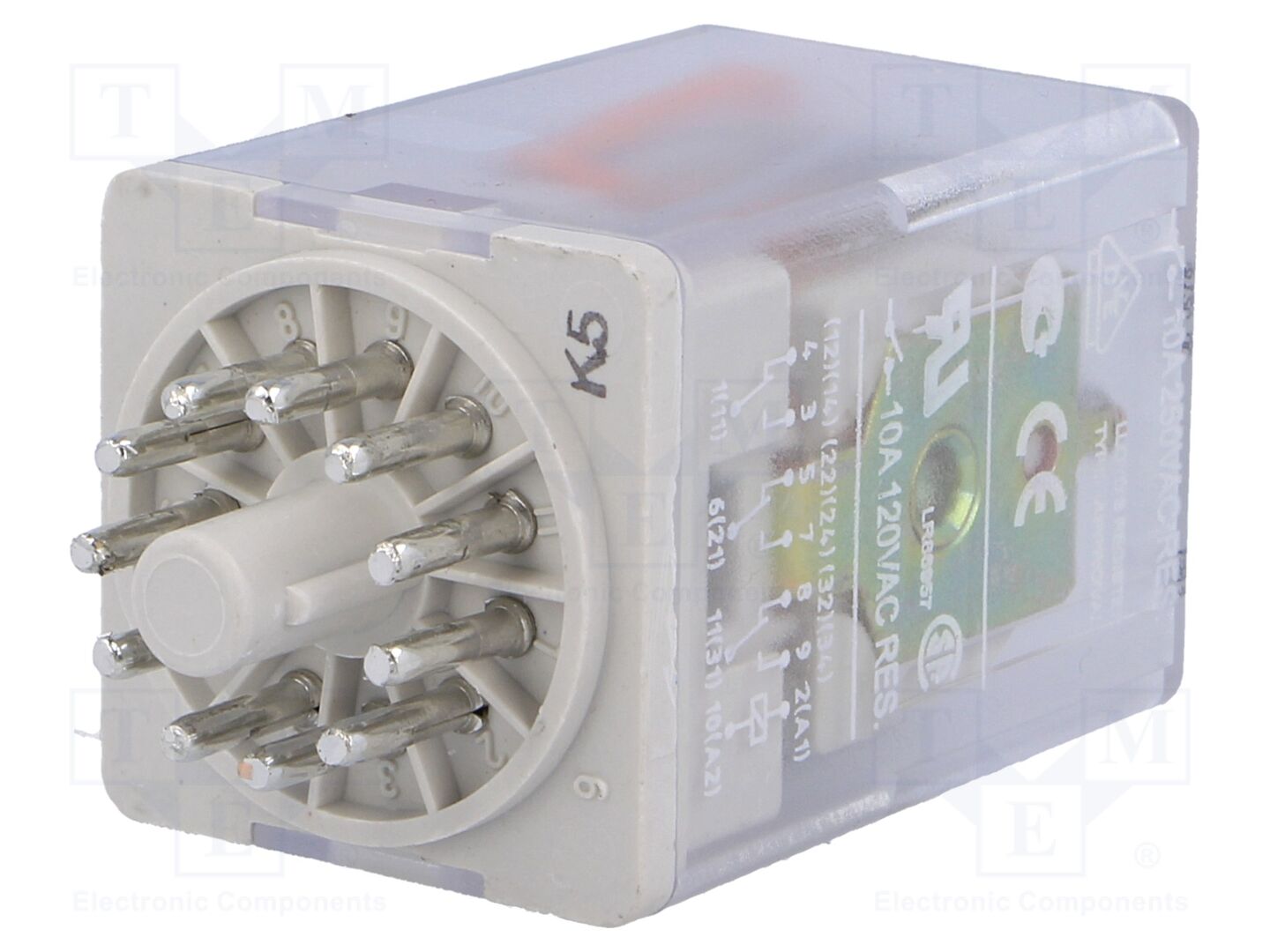 RELPOL R15-3P-12VDC Sähkömagneettinen rele 12VDC