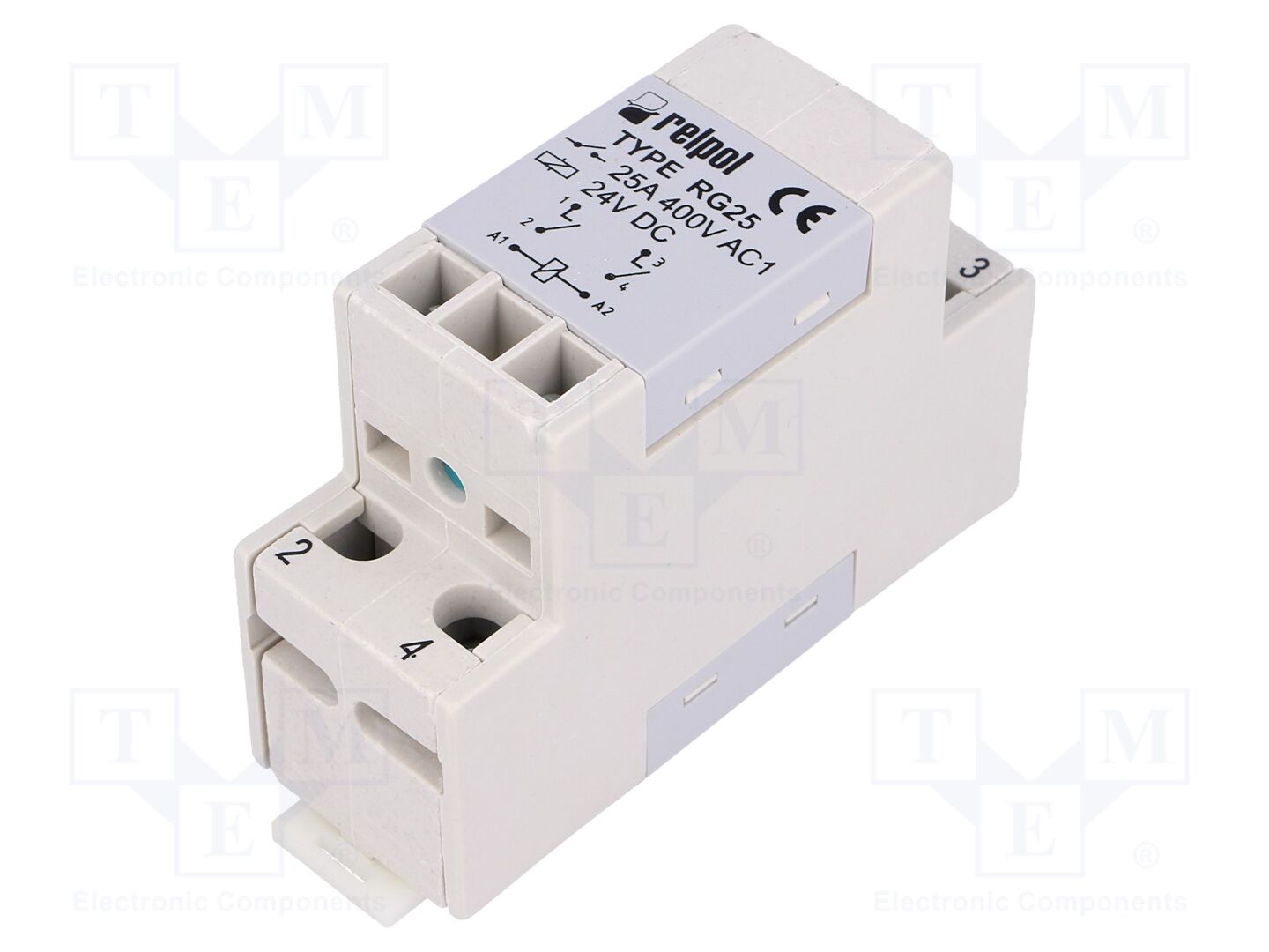 RELPOL RG25-24VDC Sähkömagneettinen rele 24VDC