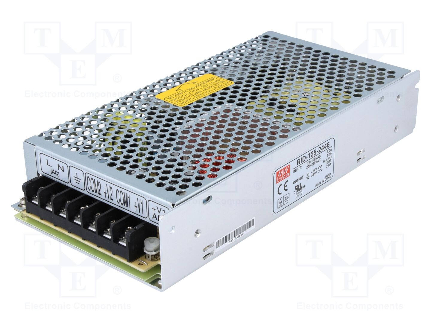 MEAN WELL RID-125-2448 Sisäänrakennettu kytkentäsähkölaite 144W 24VDC