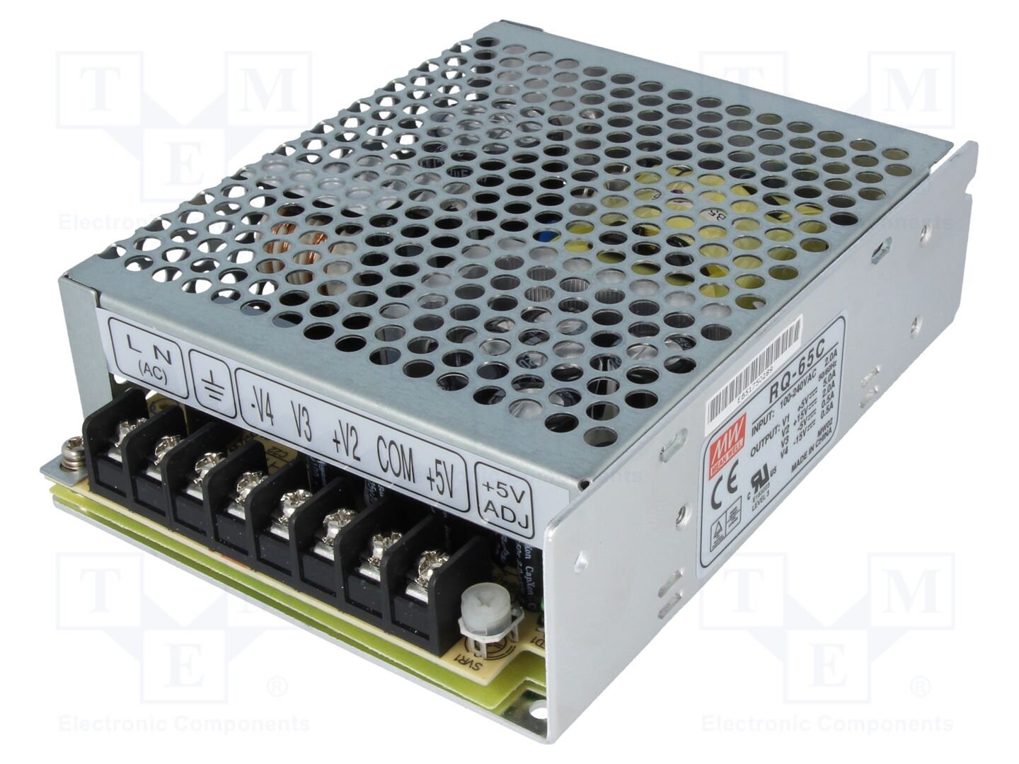 MEAN WELL RQ-65C Sisäänrakennettu kytkentäsähkölaite 65W 5VDC