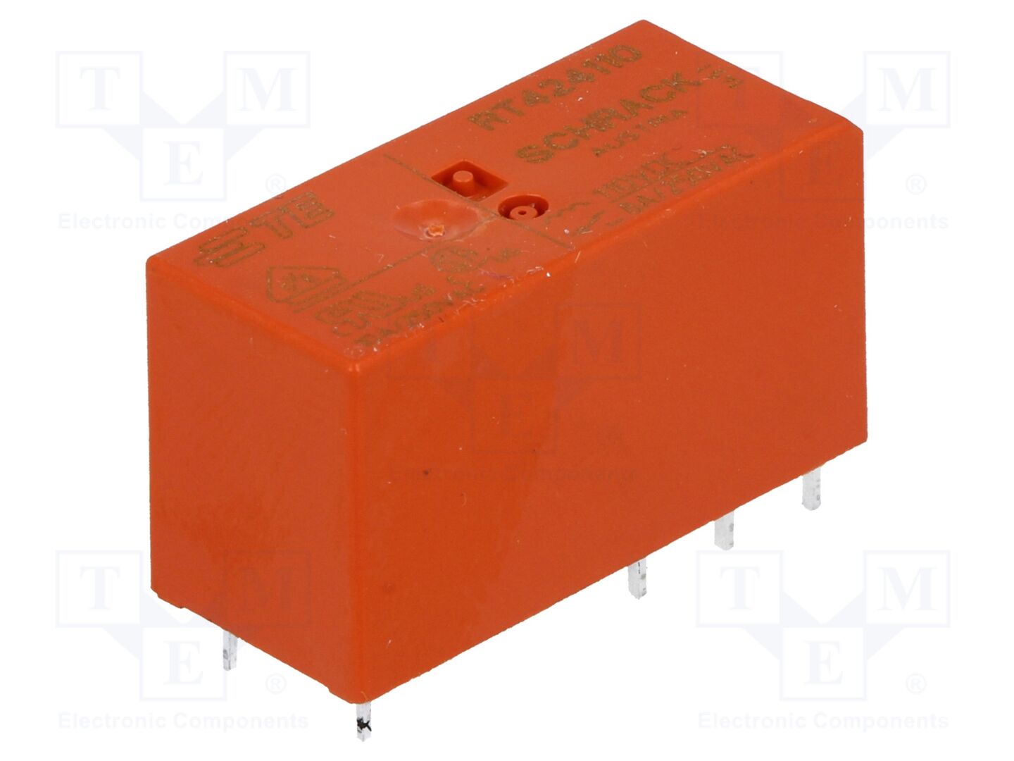 TE Connectivity RT424110 Sähkömagneettinen rele 110VDC