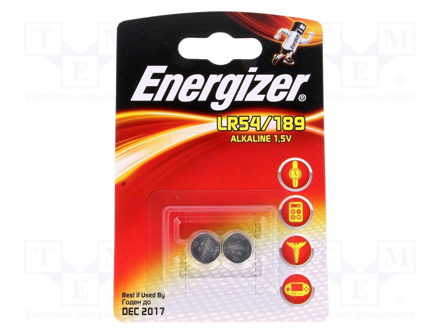 ENERGIZER BAT-LR54/EG-B2 Alkaliparisto 1.5V (50 kpl erä)