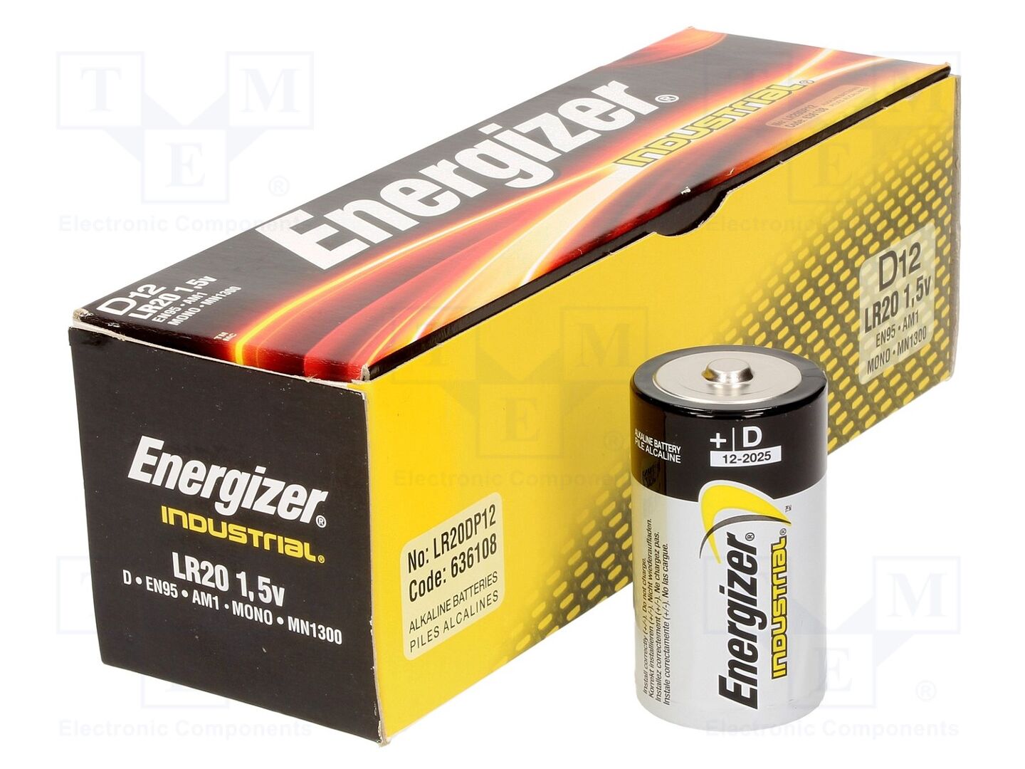 ENERGIZER BAT-LR20/EGI-BOX Paristo Alkaline 1.5V