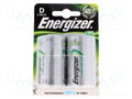 ENERGIZER ACCU-R20/2500/EG-B Ladattava akku Ni-MH D 2500mAh