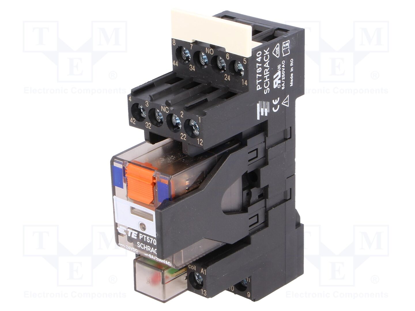 TE Connectivity PT5S7LC4 Rele 24VDC