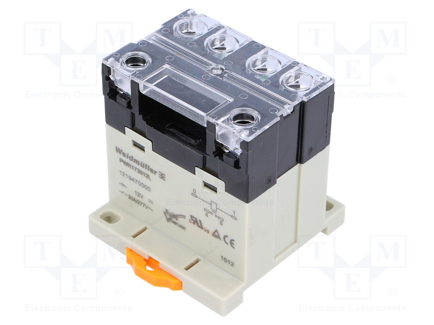 WEIDMÜLLER PWR173012L Sähkömagneettinen rele 12VDC