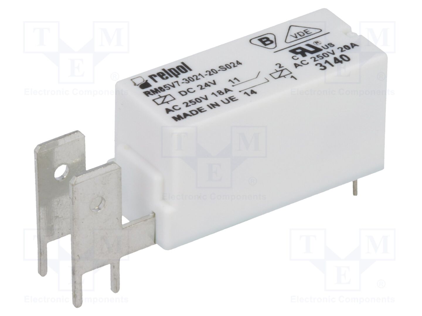 RELPOL RM85V7-3021-20-S024 Sähkömagneettinen rele 24VDC