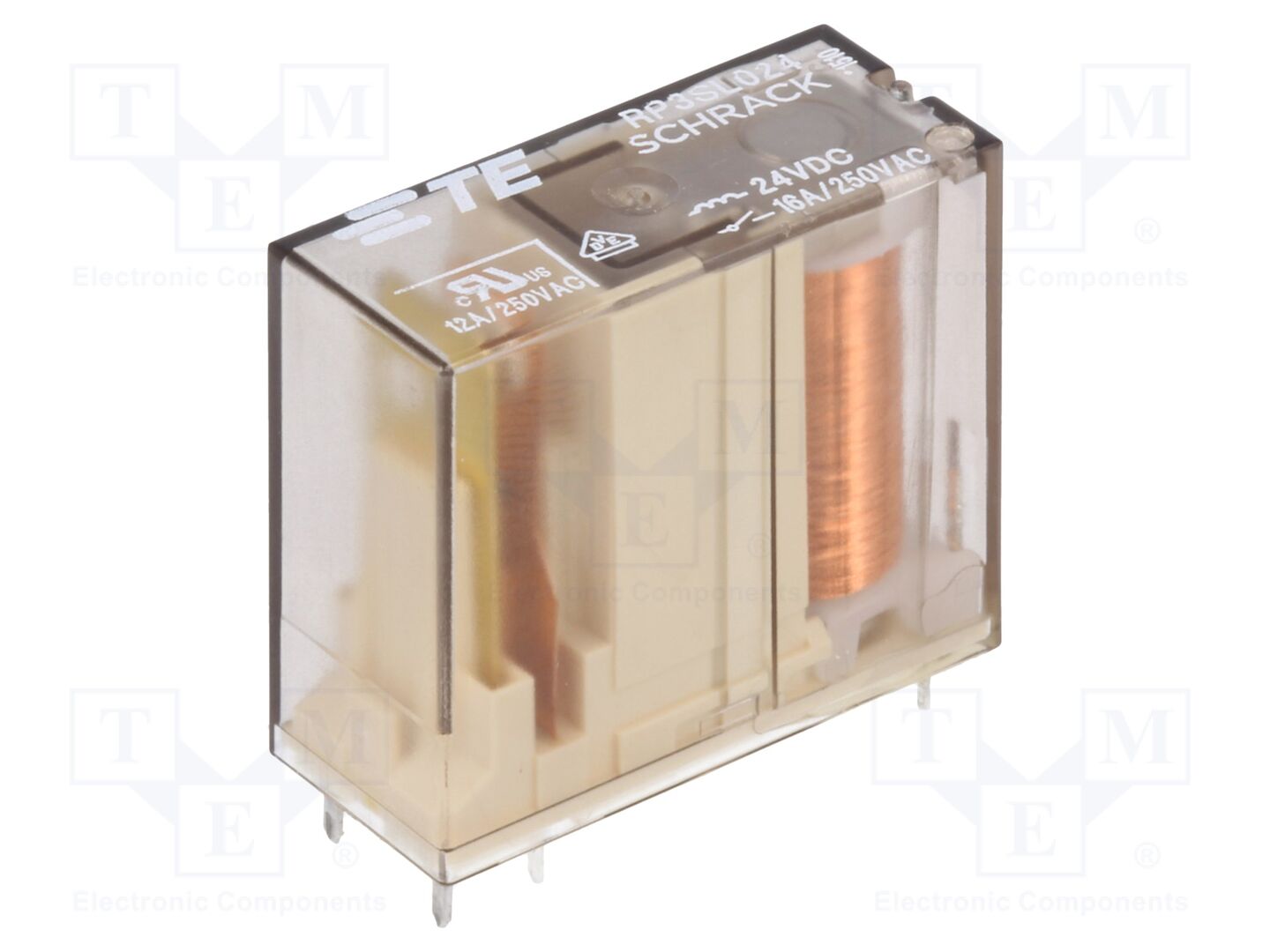 TE Connectivity RP3SL024 Sähkömagneettinen rele 24VDC