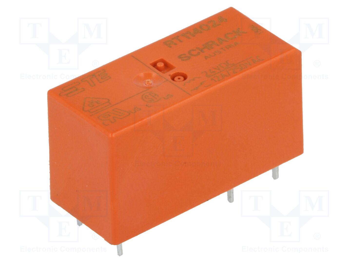 TE Connectivity RT114024 Sähkömagneettinen rele 24VDC