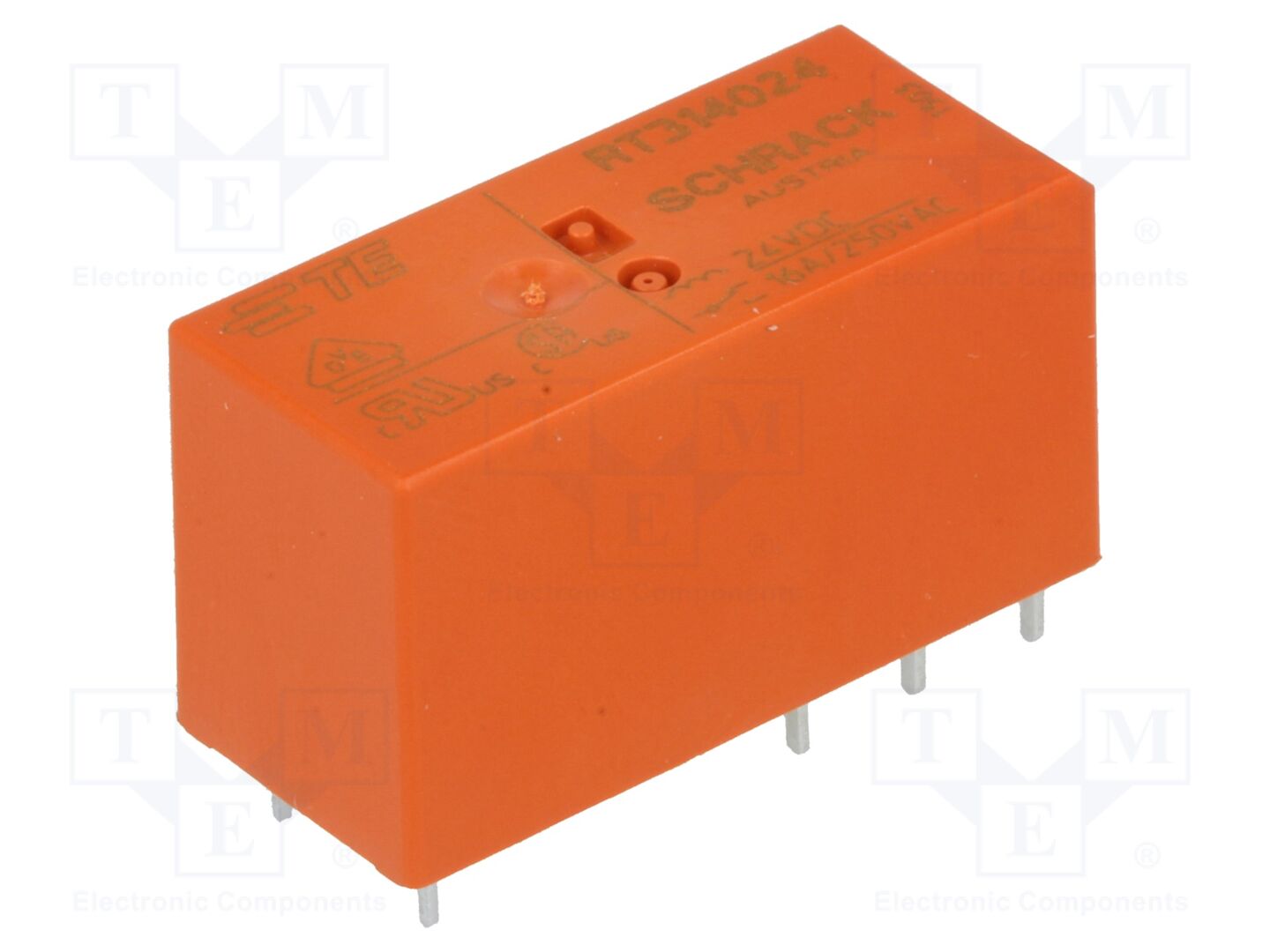 TE Connectivity RT314024 Sähkömagneettinen rele 24VDC (50 kpl erä)
