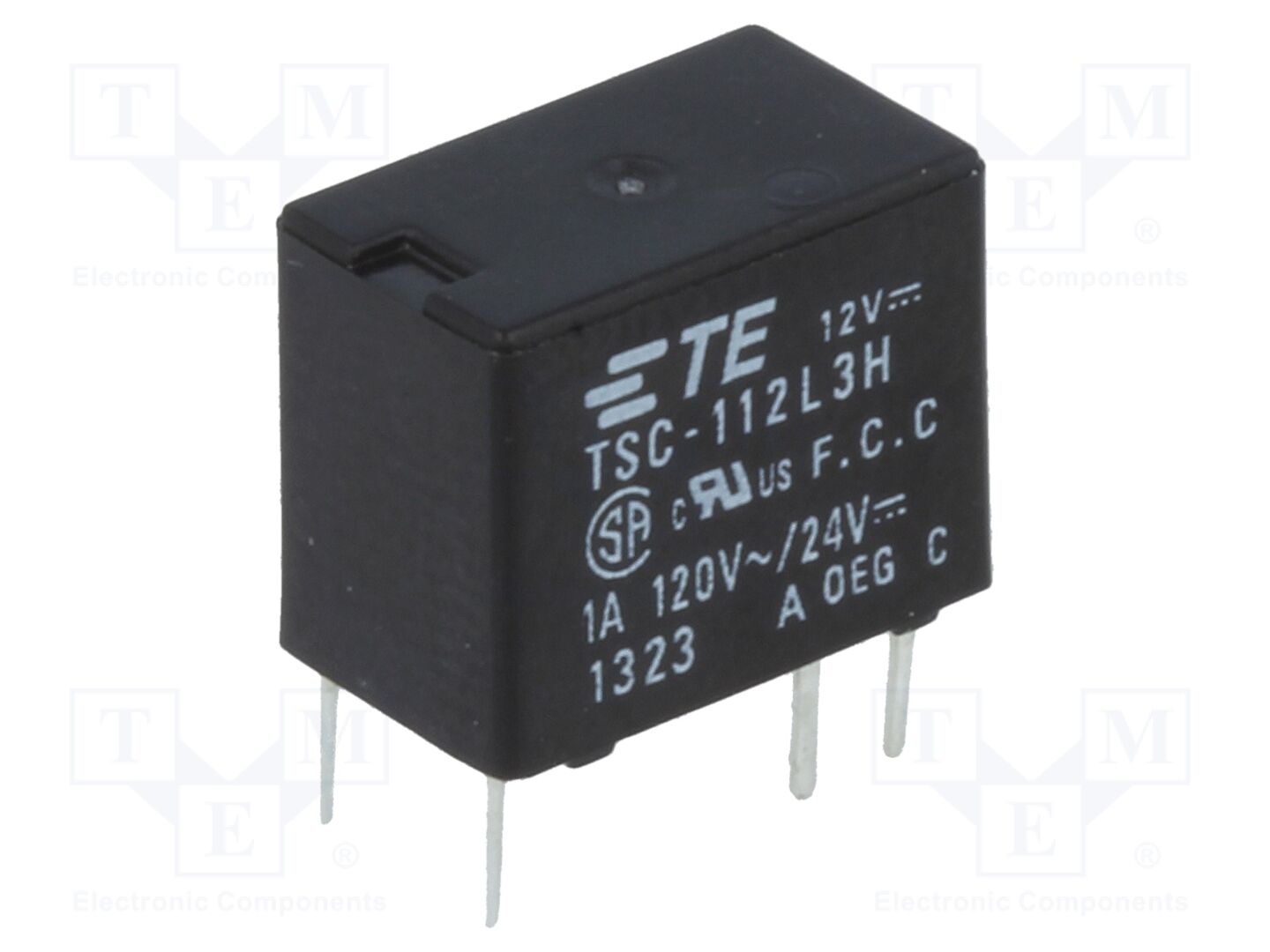 TE Connectivity TSC-112L3H Sähkömagneettinen rele 12VDC