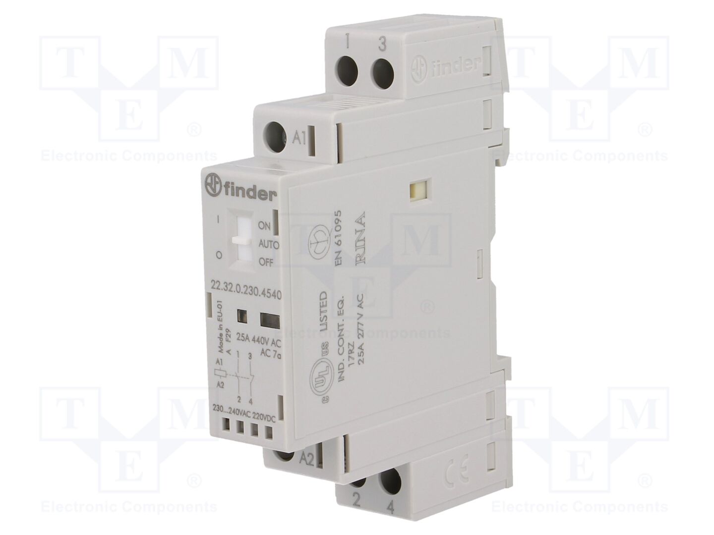 FINDER 22.32.0.230.4540 Modulaarinen kontaktori 25A