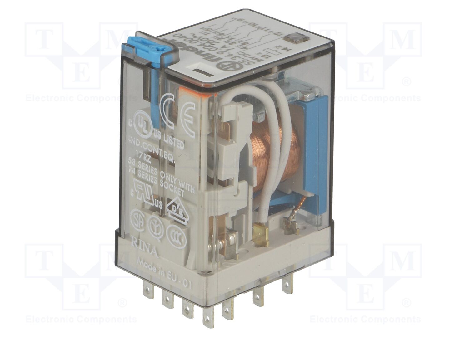 FINDER 55.34.9.024.004 Sähkömagneettinen rele 24VDC