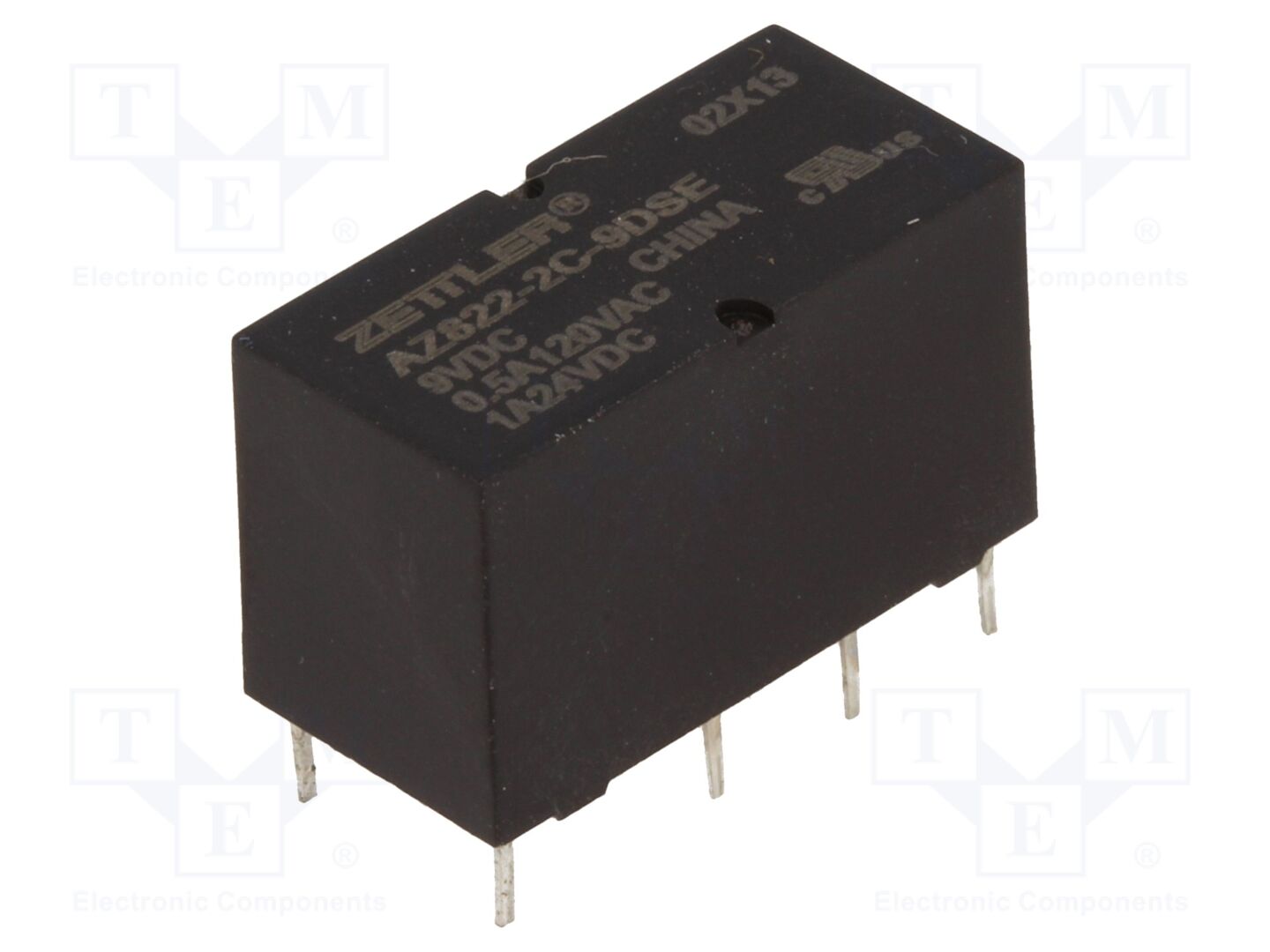 ZETTLER AZ822-2C-9DSE Sähkömagneettinen rele 9VDC (50 kpl erä)