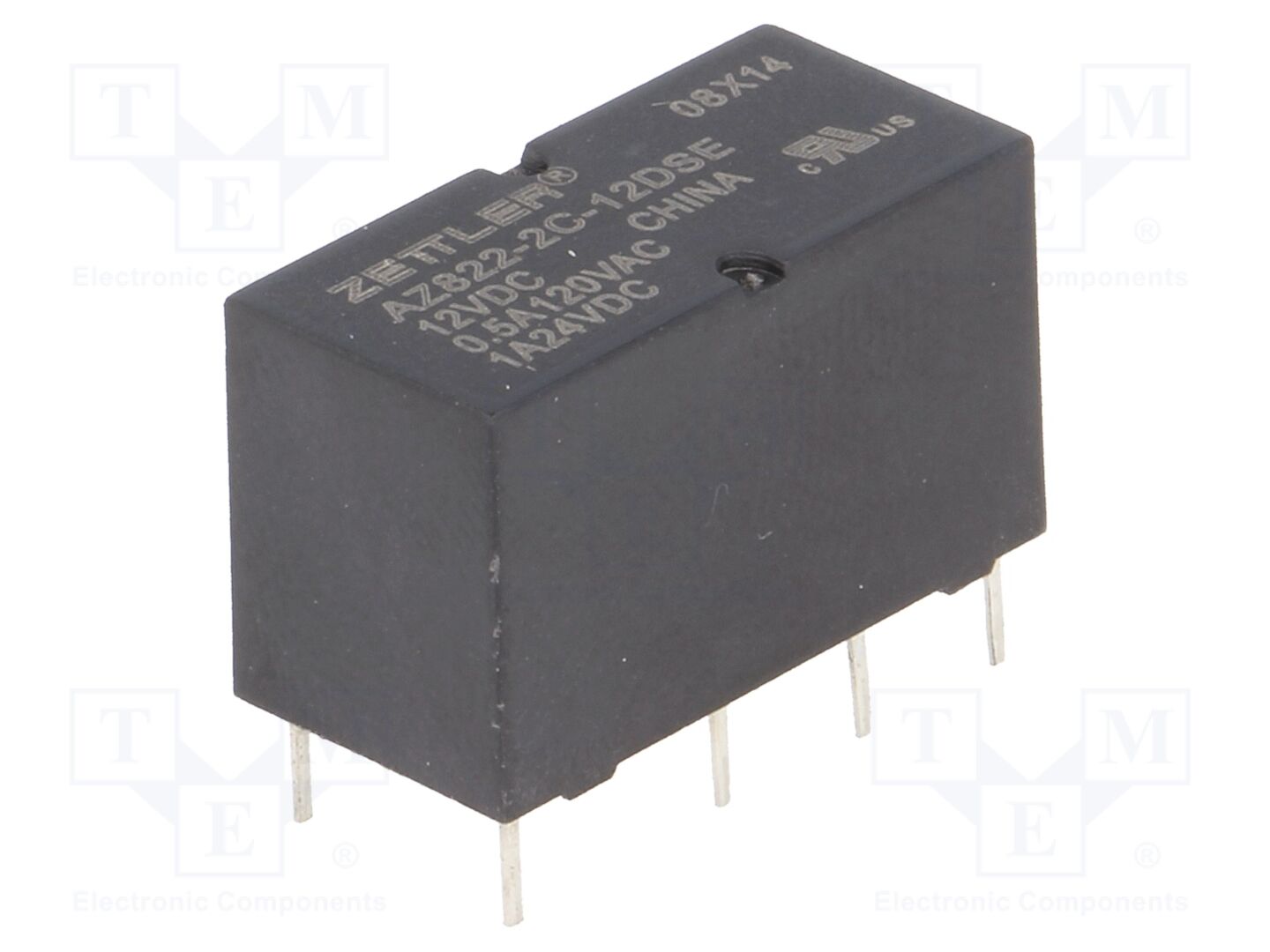 ZETTLER AZ822-2C-12DSE Sähkömagneettinen rele 12VDC (50 kpl erä)