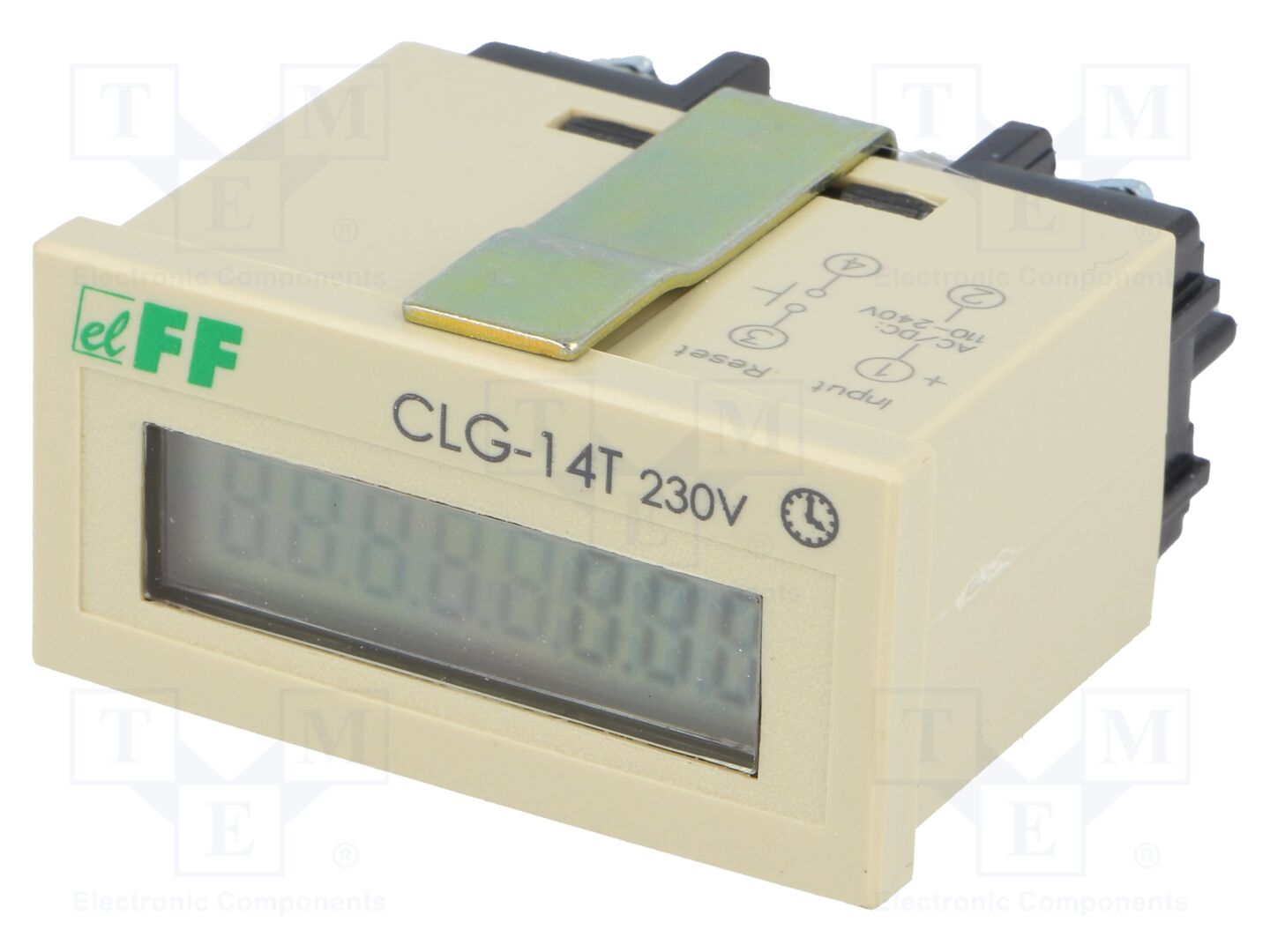 F&F CLG-14T/230 Tuntilaskuri 0-999999,59h