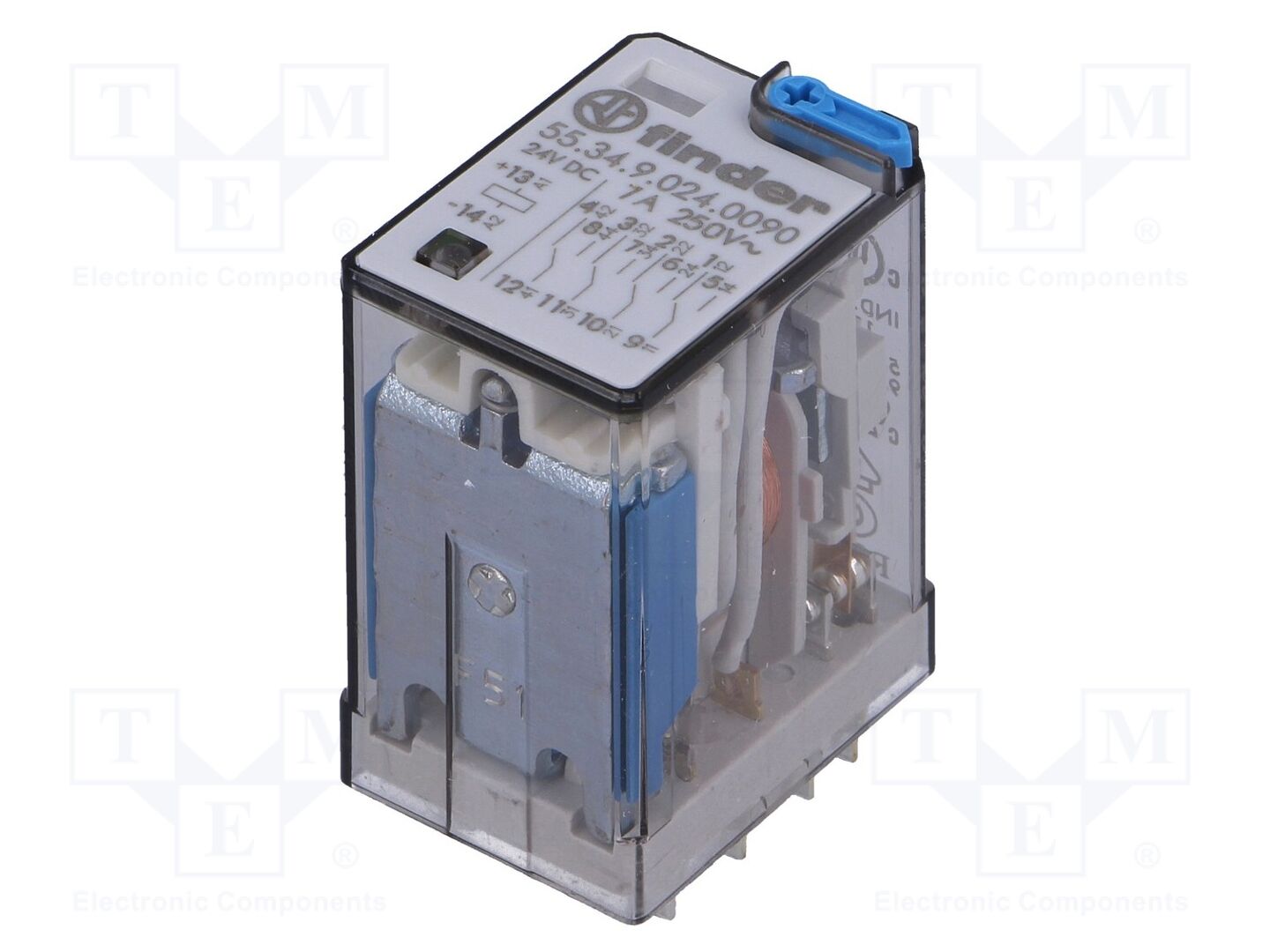 FINDER 55.34.9.024.009 Sähkömagneettinen rele 24VDC