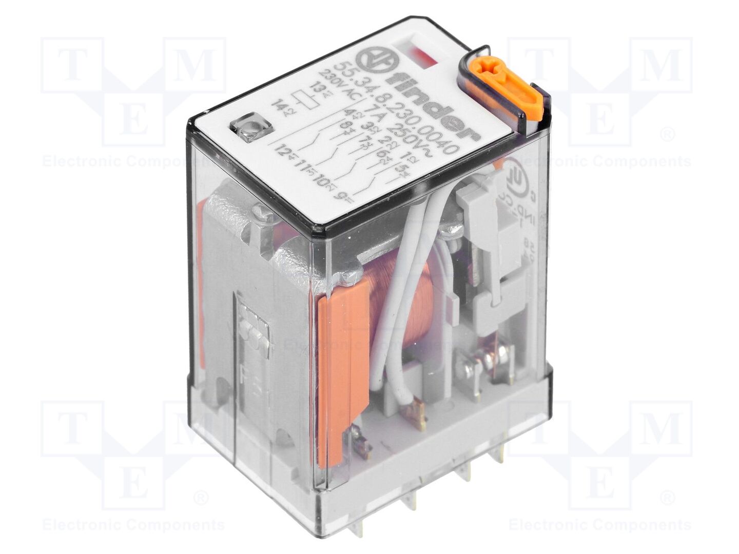 FINDER 55.34.8.230.004 Sähkömagneettinen rele 230VAC