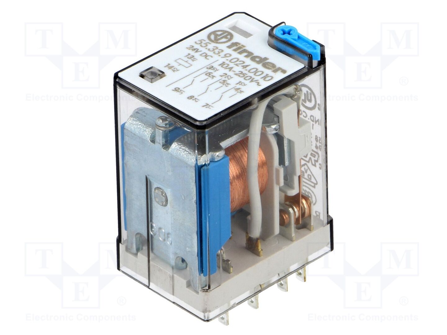 FINDER 55.33.9.024.001 Sähkömagneettinen rele 24VDC